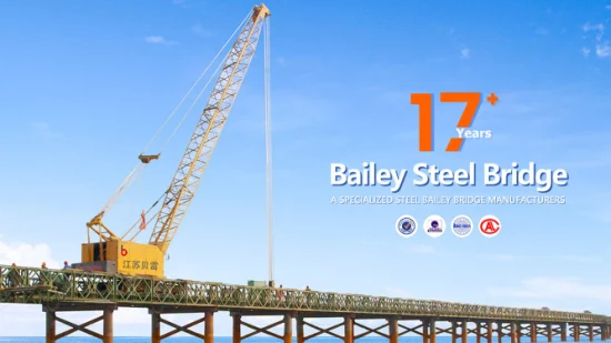 Struttura in acciaio dal design moderno, ponte Bailey portatile prefabbricato