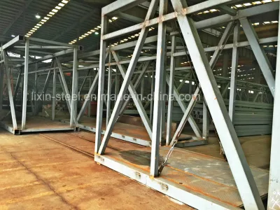 Ponte aereo con struttura in acciaio per costruzione modulare con telaio in acciaio a tubo quadrato
